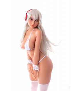 Irontech Sex Doll Aimee 153 cm - Realistische TPE-Puppe mit Silikon-Kopf