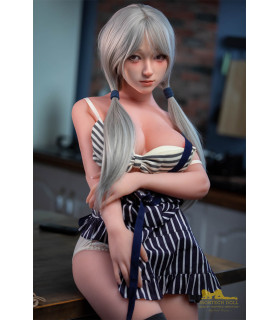 Irontech Hybrid Sex Doll Miyuki - Silikonkopf und TPE-Körper 154 cm