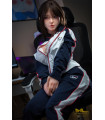 Irontech Hybrid Sex Doll Yu mit Silikonkopf und TPE-Körper, 154 cm