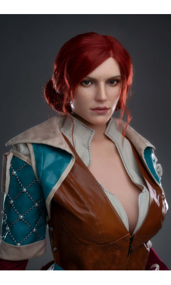 Game Lady Triss 168 cm Full Silicone Sex Doll - The Witcher Fantasy
