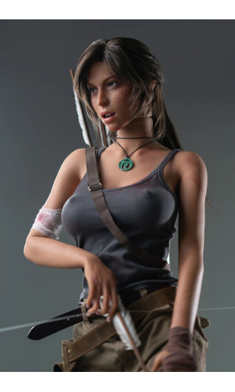 Game Lady Vollsilikon Puppe Lara 166 cm - Bewegliche Kiefer Version