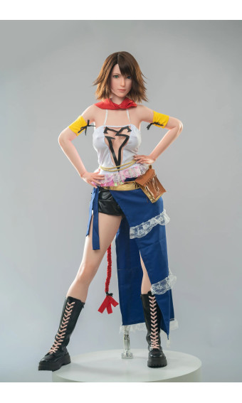 Game Lady Yuna's gunner Outfit und Schuhe