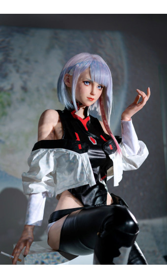Game Lady Full Silicone Sex Doll Lucy Kushinada Cyberpunk: Edgerunners 156 cm