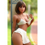 Irontech Hybrid Sex Doll 164 cm - Eileen Dunkel Gebräunt für Ihr Vergnügen