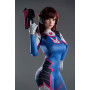D.Va Vollsilikon Sex Puppe 167 cm - Overwatch Charakterfigur kaufen