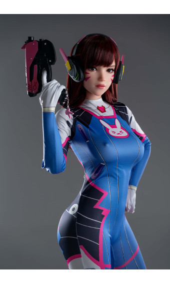Game Lady Voll-Silikon Sex Doll D.Va 167 cm - Overwatch