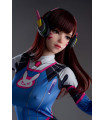 Game Lady Full Silicone Sex Doll D.Va 167 cm - Overwatch