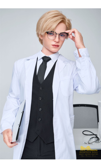 Irontech Male Full Silicone Doll M9 Arzt Lucas 170 cm - Hochwertige Puppe