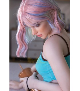 Irontech Sex Doll Caro 162 cm - Flachbrüstig aus TPE mit Silikonkopf