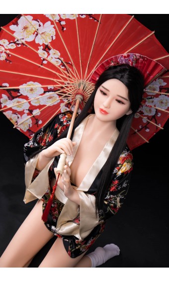 Emiko 168 cm - Interaktive AI-Tech Puppe mit F-Cup und Gesichtsausdrücken