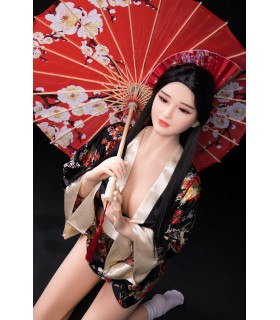 Emiko 168 cm - Interaktive AI-Tech Puppe mit F-Cup und Gesichtsausdrücken